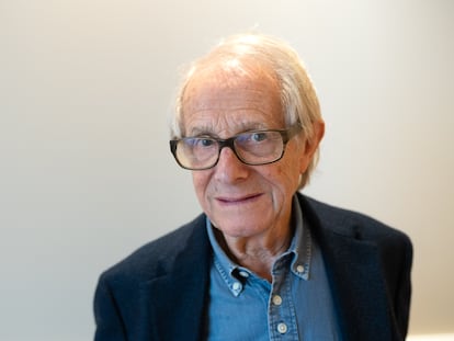 Ken Loach, el viernes al mediodía en Valladolid.