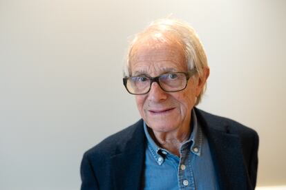 Ken Loach, el viernes al mediodía en Valladolid.