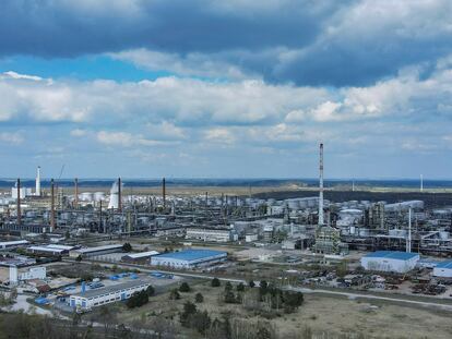 Instalaciones de la refinería alemana de Schwedt.