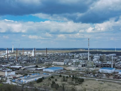 Instalaciones de la refinería alemana de Schwedt.