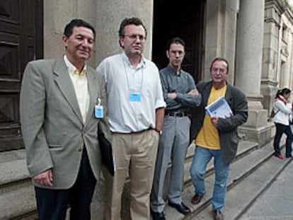 José Rivas, Pedro Serena, Antonio Correia y Juan José Sáenz, de izquierda a derecha.
