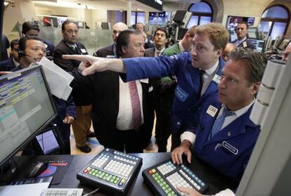 Operadores de la Bolsa de Nueva York