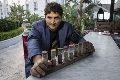 Mauro Colagreco, el único chef argentino con dos estrellas Michelin, en su visita a Buenos Aires el pasado jueves.