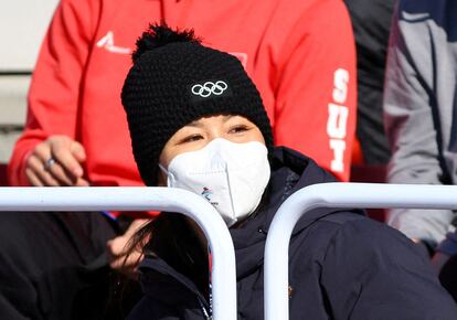 Peng Shuai, en febrero de 2022 durante la celebración de los Juegos Olímpicos de Invierno en Pekín.