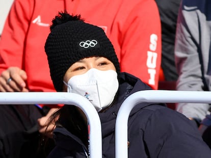 Peng Shuai, en febrero de 2022 durante la celebración de los Juegos Olímpicos de Invierno en Pekín.