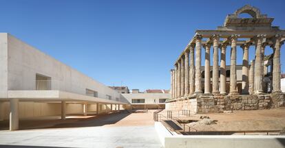 Templo de Diana, en Mérida. |