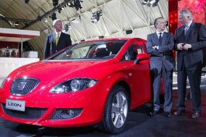 Nuevos modelo de Seat presentado en el Salón del Automóvil de Barcelona.