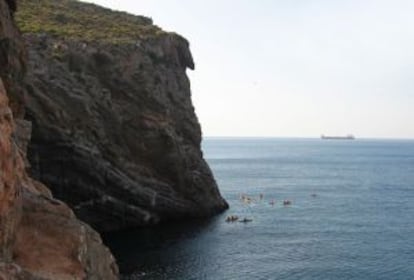 Ruta por la punta del Moco, en Cartagena (Murcia).