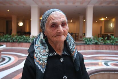 Emma Karamiyan, en el centro de acogida en Ereván.
