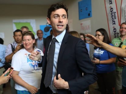 El dem&oacute;crata Jon Ossoff, este martes