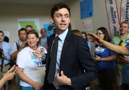 El dem&oacute;crata Jon Ossoff, este martes