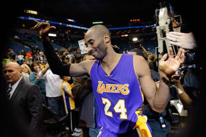 Kobe Bryant, després de superar Michael Jordan.