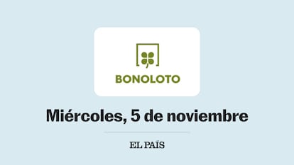 Bonoloto comprobar sorteo del miércoles 5 de noviembre de 2025