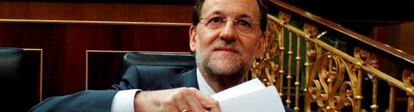 Mariano Rajoy, en el Congreso