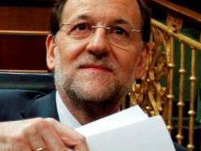 Mariano Rajoy, en el Congreso