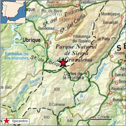 Un terremoto de 4,1 grados en la escala de Ritcher se ha registrado a las 02.58 de este viernes