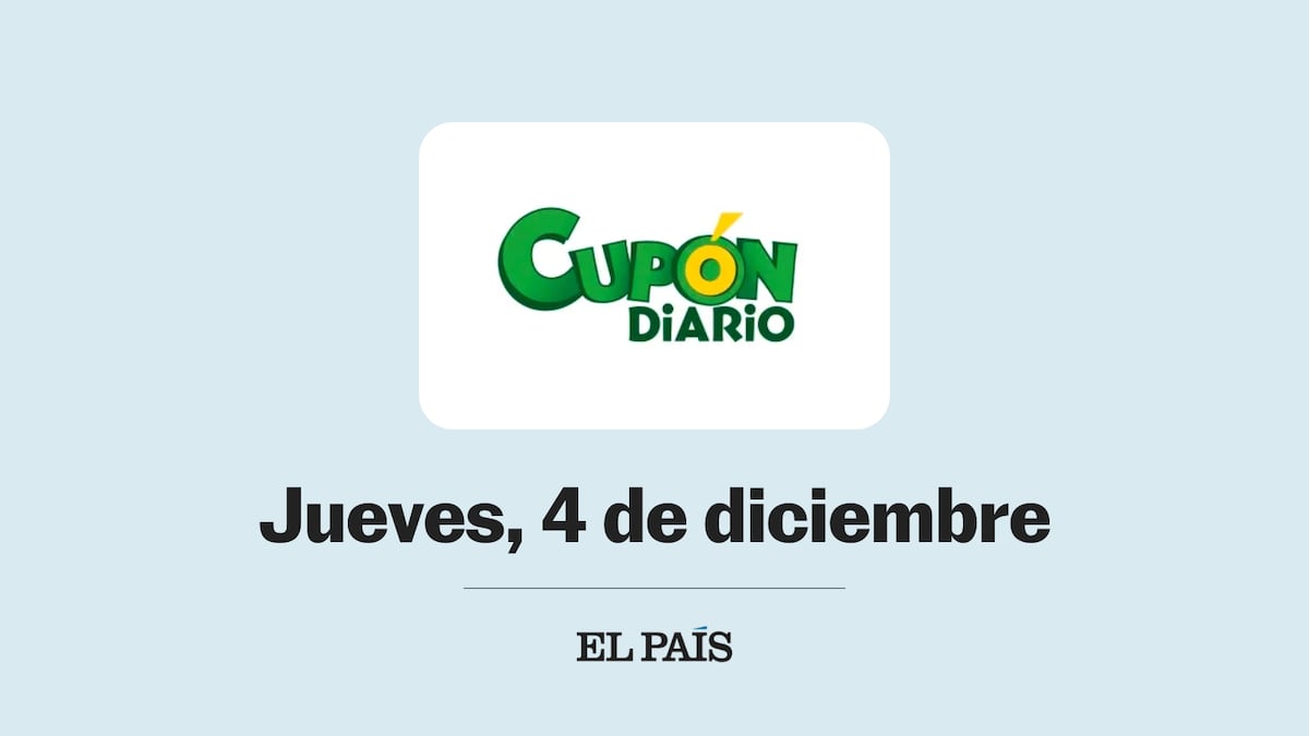 Cupón diario de la ONCE: comprobar sorteo del jueves 4 de diciembre