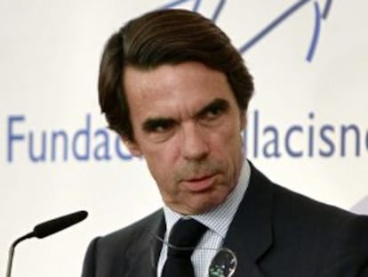 El expresidente del Gobierno Jos&eacute; Mar&iacute;a Aznar.