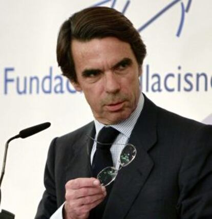 El expresidente del Gobierno José María Aznar.