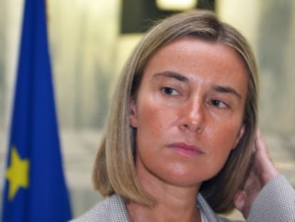 A alta representante da UE para Assuntos Exteriores, Federica Mogherini.