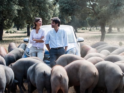El actor Fernando Corral y la actriz Susan Hoecke, protagonistas de la película 'Un verano en Salamanca'.