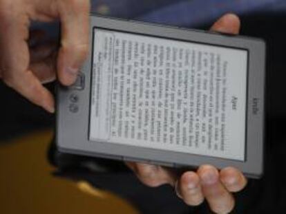 Un libro electrónico. EFE/Archivo