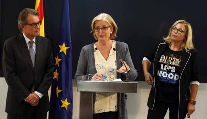 Irene Rigau amb Artur Mas i Joana Ortega.