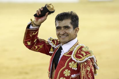 Joselito Adame, ayer en la corrida de Málaga.