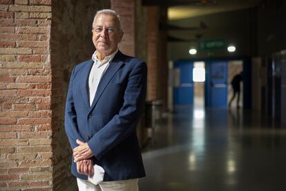 El catedrático en economía en la Universidad Pompeu Fabra Vicente Ortun, el 24 de mayo de 2021.