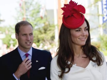 Los duques de Cambridge en Quebec durante una visita a Canadá.