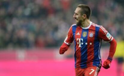 Ribery, del bayern de Múnich.