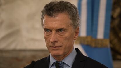 El expresidente de Argentina, Mauricio Macri, en junio de 2019.