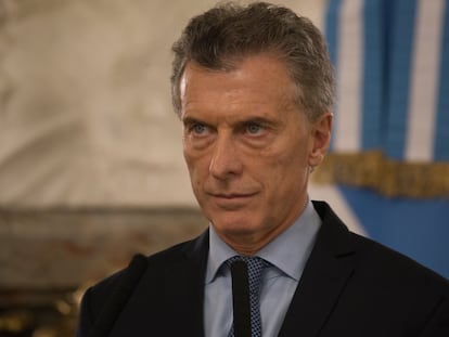 El expresidente de Argentina, Mauricio Macri, en junio de 2019.