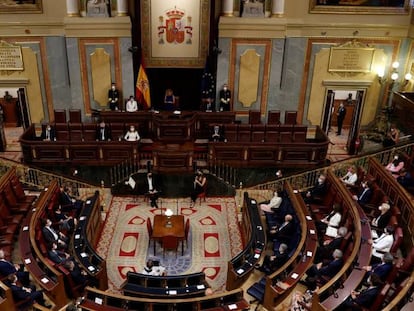 Vista general del Congreso de los Diputados.