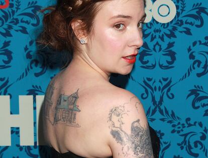 Lena Dunham tatuaje