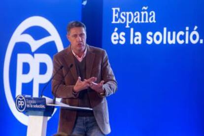 El candidato del PPC a la Generalitat, Xavier García Albiol.