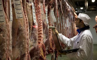 Matadero de vacas del Grupo Coren en Lugo.