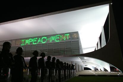 Impeachment of Brazil's President Dilma Rousseff in Brasilia