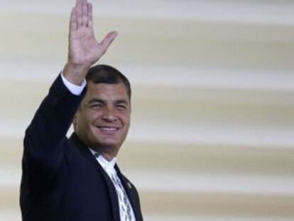 Ecuadorian President Rafael Correa: gas prices have gone up under his administration.