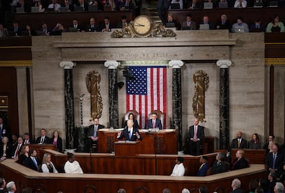 Joe Biden en el Congreso, este jueves.