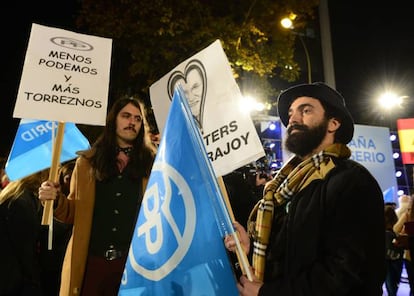 Los ultrarracionalistas en una celebración del PP.