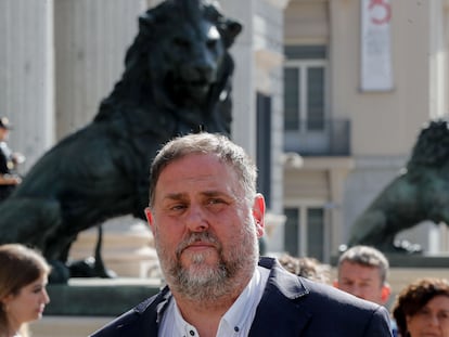 El presidente de ERC, Oriol Junqueras, en una imagen de archivo.