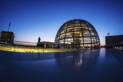 El Bundestag (Cámara baja del Parlamento alemán), en Berlín.