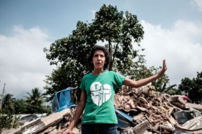 Maria da Penha es una de los últimos vecinos de Vila Autódromo, reducida hoy a un puñado de casas.