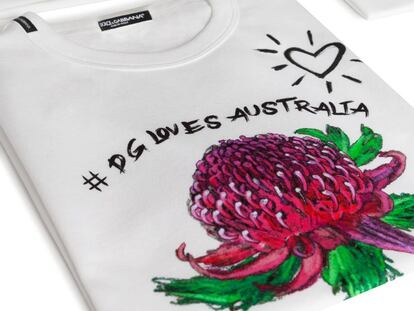 La camiseta #DGLovesAustralia de Dolce & Gabbana.