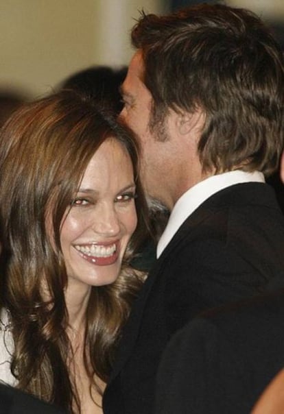 Angelina Jolie y Brad Pitt en una imagen del 10 de diciembre de 2009