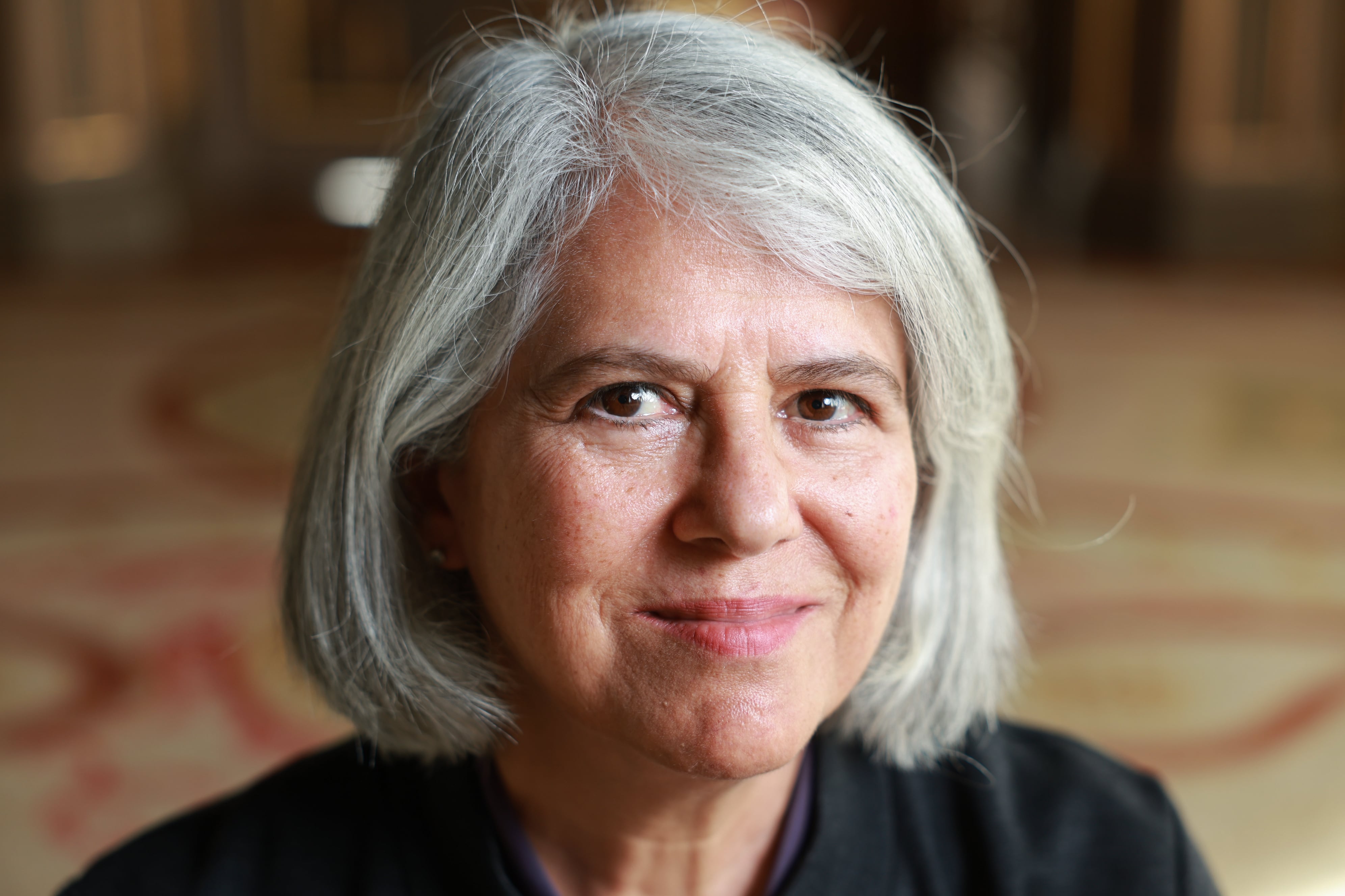 La historiadora mexicana Andrea Martínez Baracs, en Madrid.