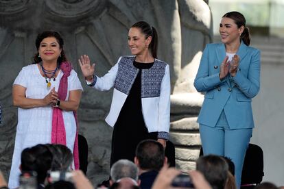 claudia sheinbaum y Marina del Pilar Avila