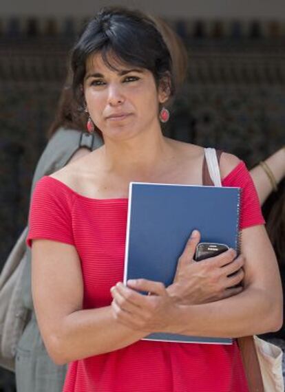 La líder de Podemos en Andalucía, Teresa Rodríguez.