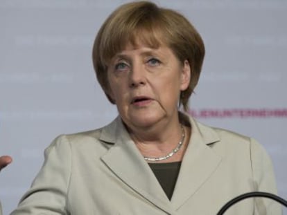 La canciller alemana, Angela Merkel, el pasado 26 de abril en Berlín.